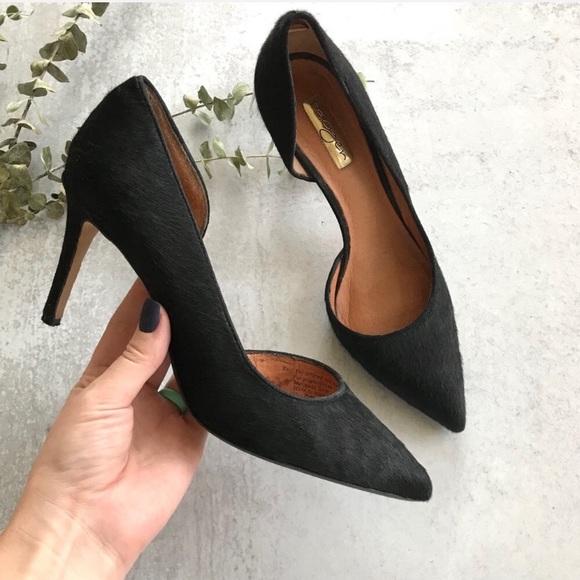 Halogen Shoes - HALOGEN Marlie Black Calf Hair D’Orsay Heels 7.5